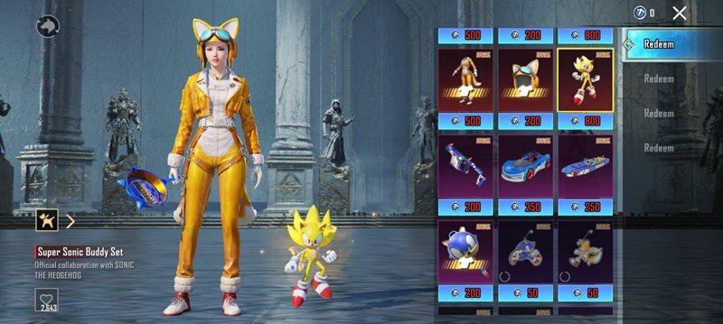 PUBG MOBILE x SONIC THE HEDGEHOG
