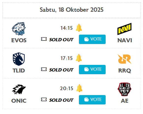 PREDIKSI MPL ID S16 PEKAN 9 - Sabtu, 18 Oktober 2025