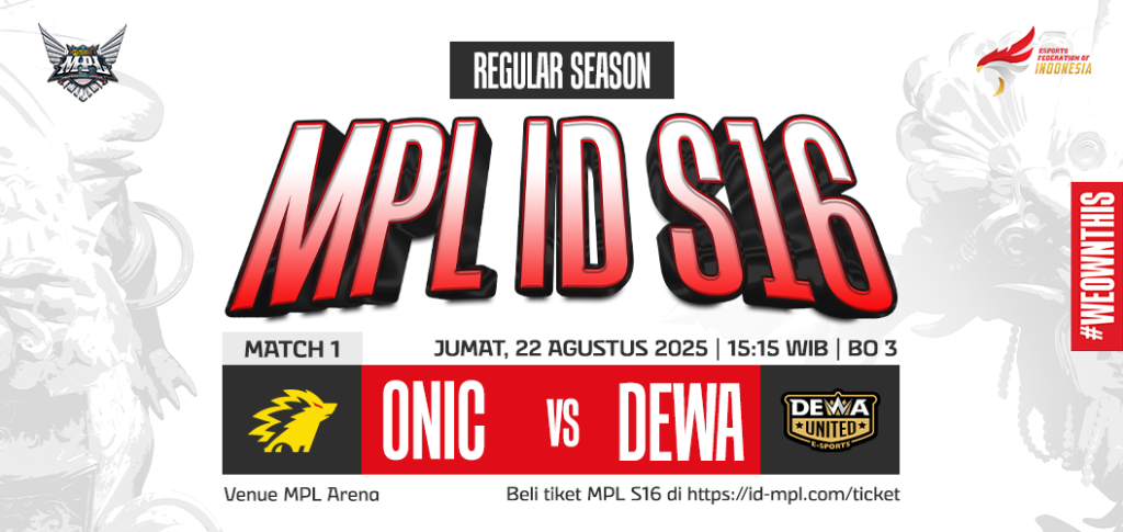 PREDIKSI MPL ID S16 PEKAN 9 - DEWA vs ONIC