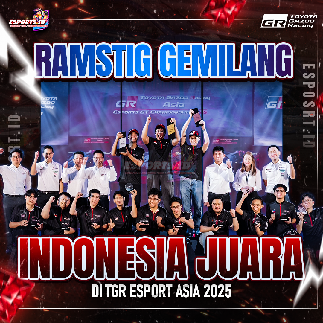 DOMINASI TOTAL DI BANGKOK: Trio Merah Putih "Sapu Bersih" TGR Asia Esports GT Championship 2025