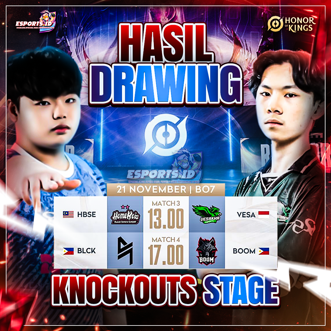 Esports Id - hok hasil knockouts stage 2