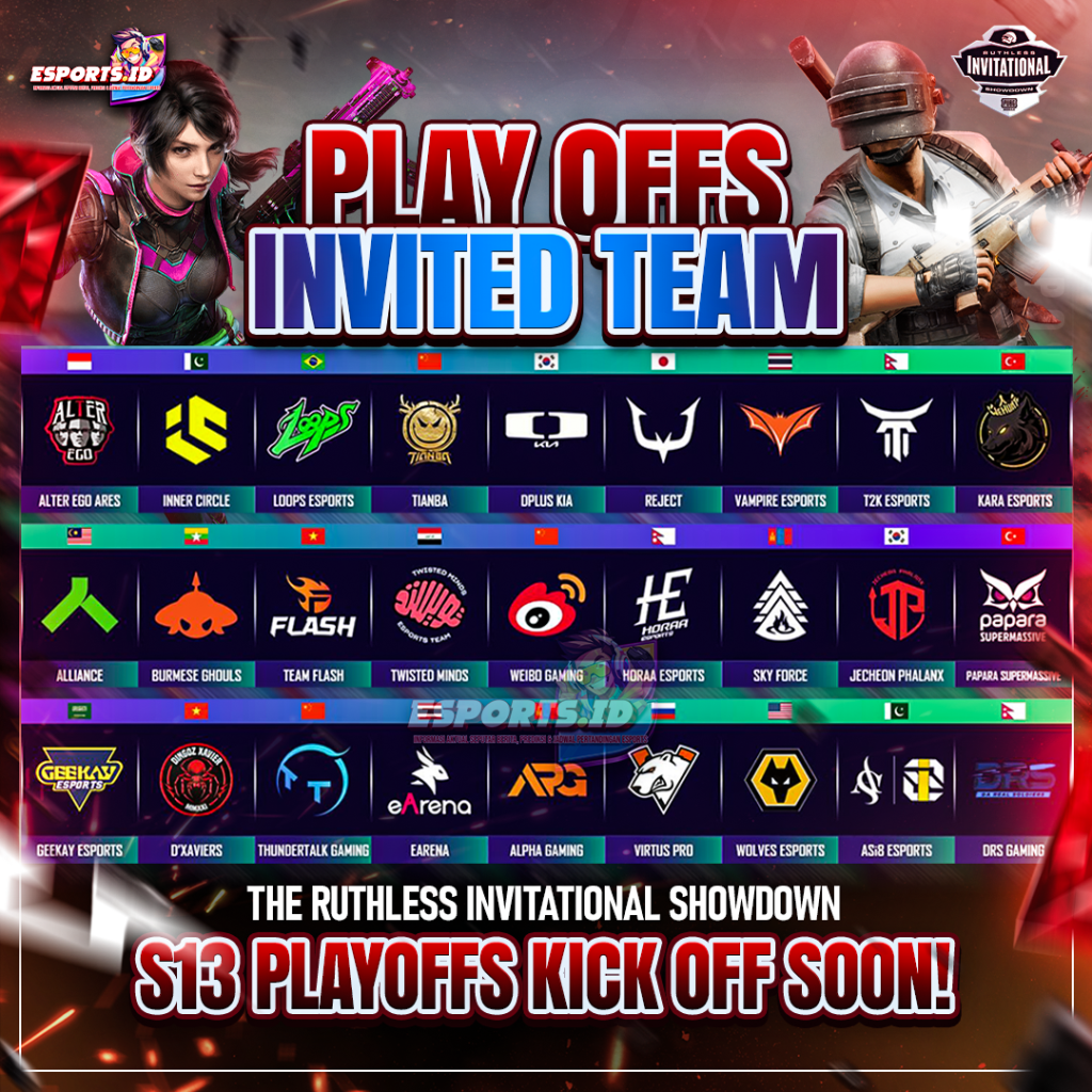 Ruthless Invitational Showdown S13 PUBG Mobile