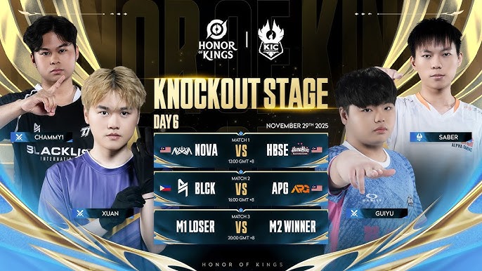 Jadwal Knockout Stage Day 6: Pertarungan Krusial Menuju Grand Finals KIC 2025!