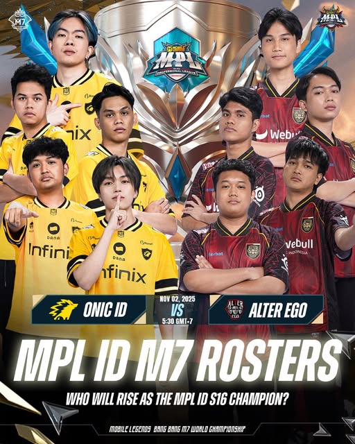 Roster ONIC dan Alter Ego