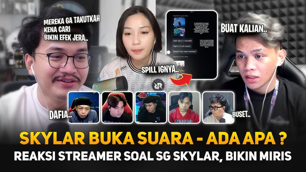 Skylar Buka Suara Tentang Hubungannya dengan Semua Member ONIC ID