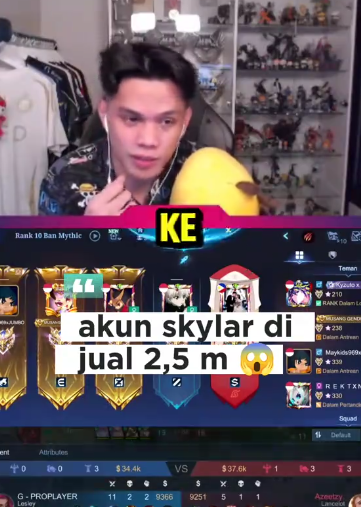 Skylar, dikabarkan jual akun utama miliknya