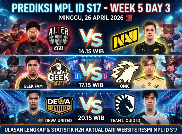 Prediksi Sengit MPL ID Season 17 - Week 5 Day 3