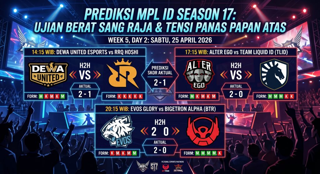 Prediksi MPL ID SEASON 17 - WEEK 5 DAY 2