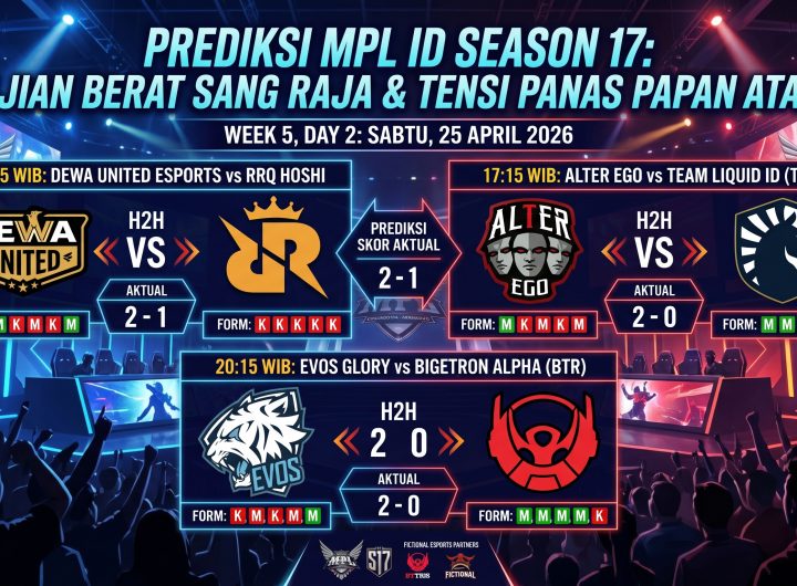 Prediksi MPL ID SEASON 17 - WEEK 5 DAY 2