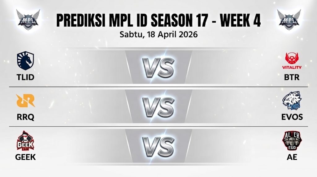 PREDIKSI MPL ID SEASON 17 - WEEK 4 DAY 2