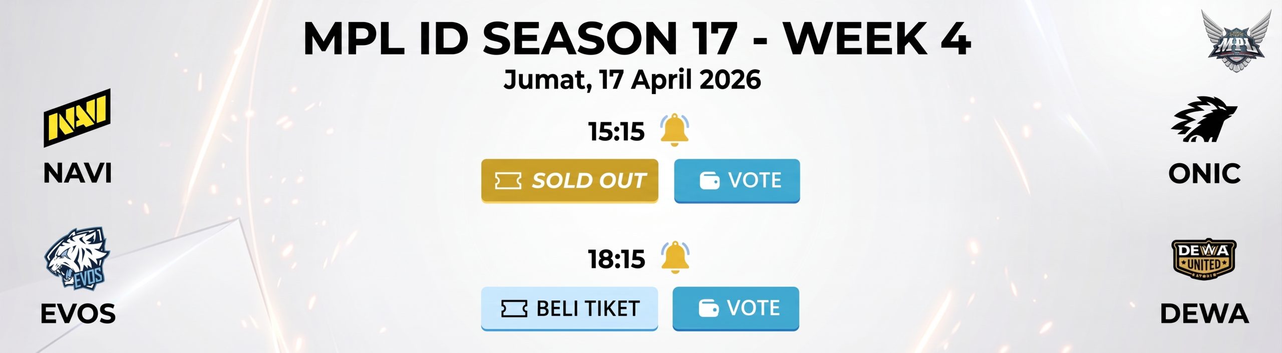 PREDIKSI MPL ID SEASON 17 - WEEK 4