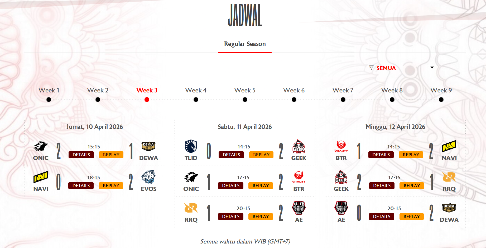 MPL ID Season 17 Week 3