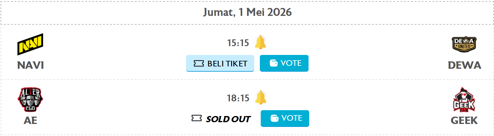 PREDIKSI MPL ID SEASON 17 - WEEK 6 DAY 1