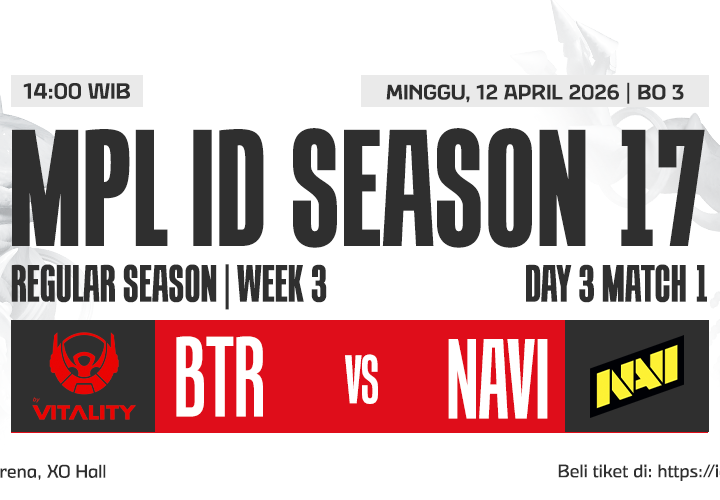 Prediksi Eksklusif BTR VITALITY vs NAVI MPL ID S1