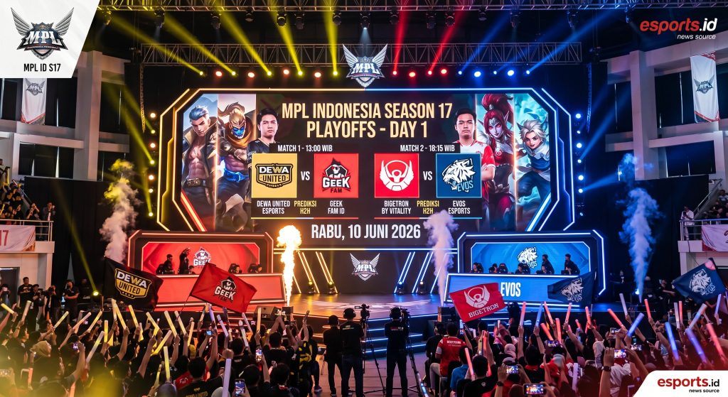Prediksi MPL ID SEASON 17 - PLAYOFFS DAY 1, Rabu, 10 Juni 2026