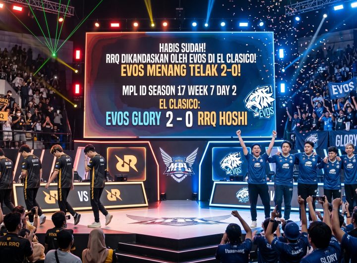 RRQ DIKANDASKAN OLEH EVOS DI LAGA MPL ID S17 WEEK 7 DAY 2!