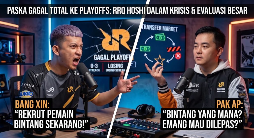 PASKA GAGAL TOTAL KE PLAYOFFS: Xin Tuntut RRQ Rekrut Pemain Bintang, Pak AP Beri Jawaban Realistis "Bintang yang Mana? Emang Mau Dilepas?"