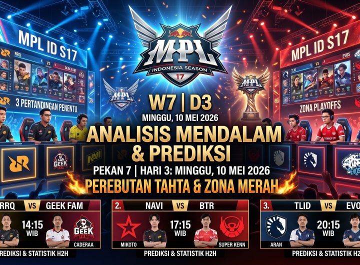 PREDIKSI MPL ID SEASON 17 WEEK 7 DAY 3