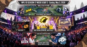 HASIL PERTANDINGAN MPL ID SEASON 17 - WEEK 6 DAY 3