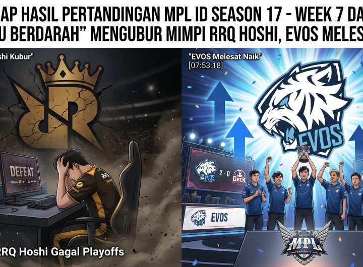 ESPORTSID sajikan ulasan lengkap dan statistik rinci dari rentetan pertandingan MPL ID SEASON 17 - WEEK 7 DAY 3 mendebarkan tersebut.
