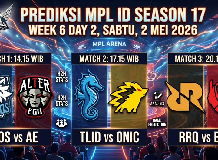 ESPORTSID - ulasan mendalam, prediksi MPL ID SEASON 17, dan analisis statistik faktual Head-to-Head (H2H) untuk tiga laga krusial...