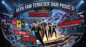 GEEK FAM Tergeser dari Posisi 5! Bahaya Mengancam "The Kingslayers"