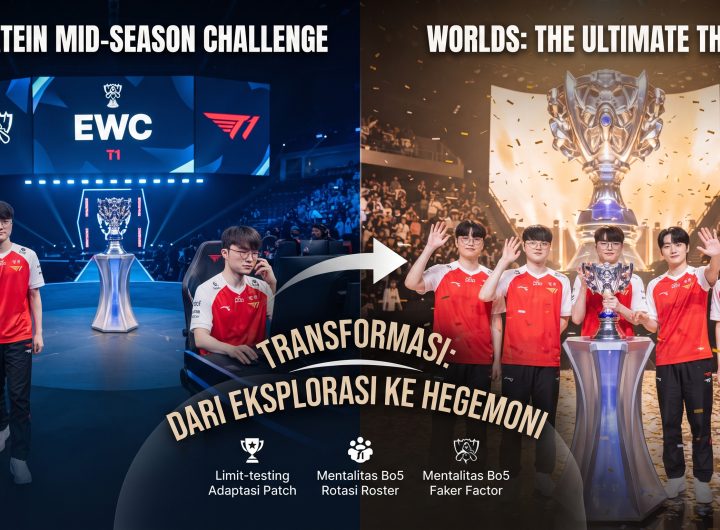 FAKTA! T1 Tak Selalu Berjaya di EWC, tetapi Nyaris Selalu Mengancam di Worlds