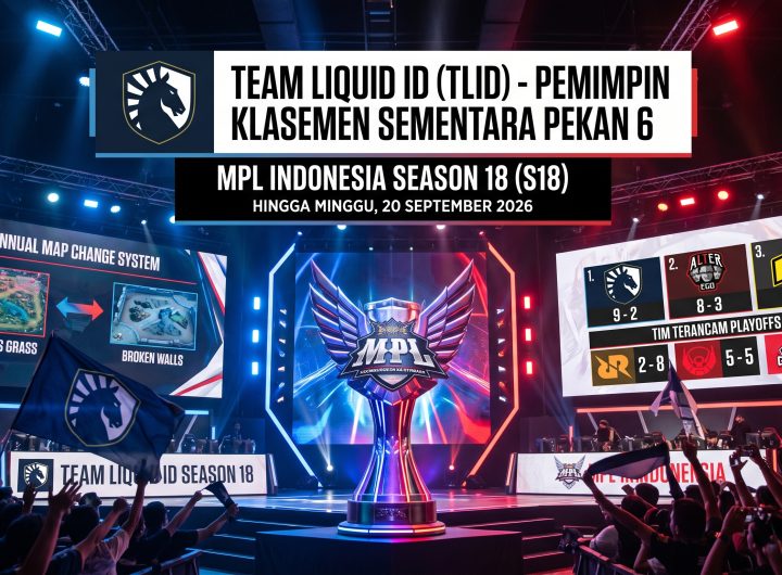 Hingga Pekan 6, MPL ID S18 Masih Dipimpin Oleh TLID